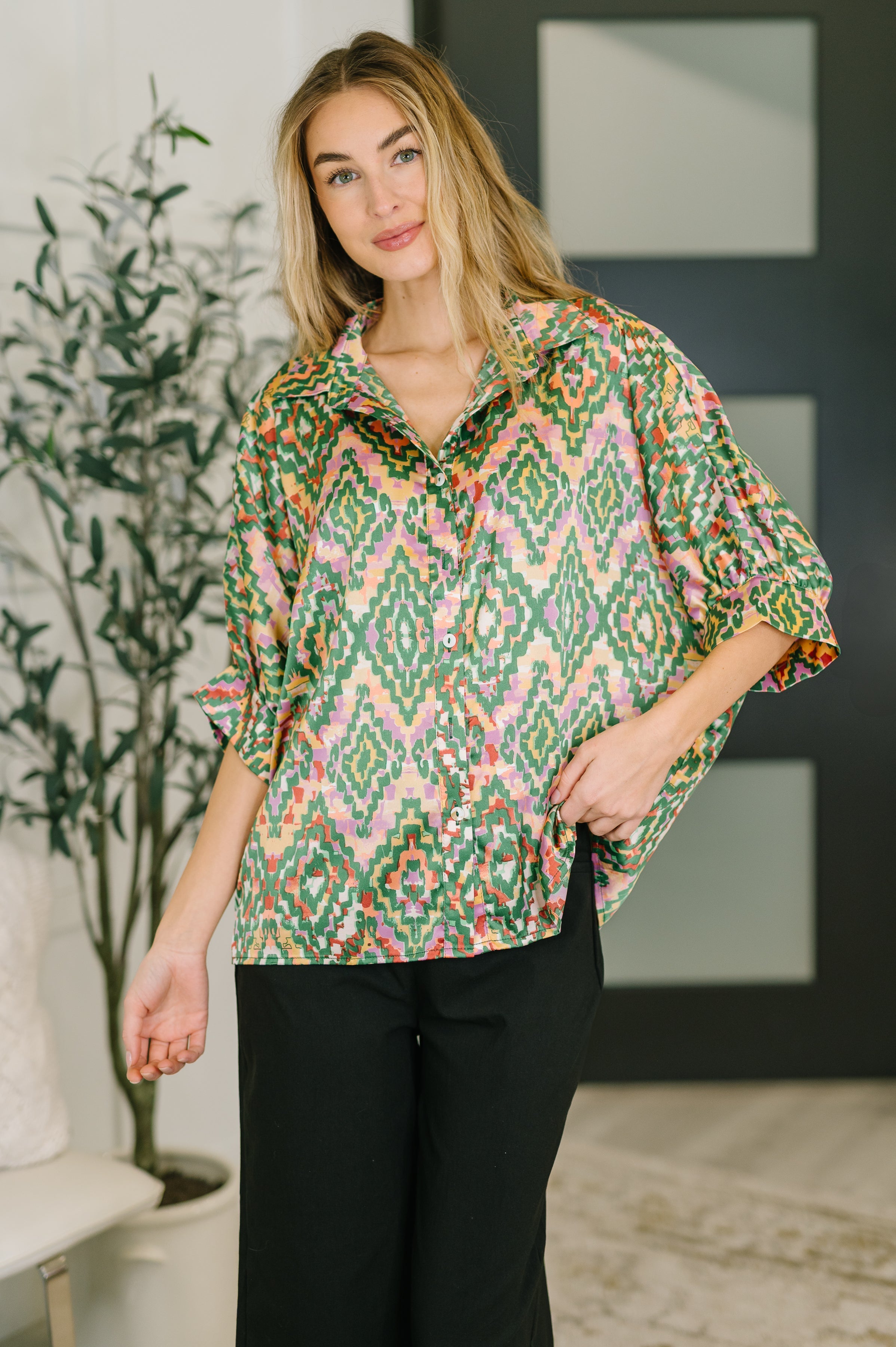 The Satin State of Mind Top