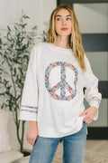 The Peace & Petals Pullover
