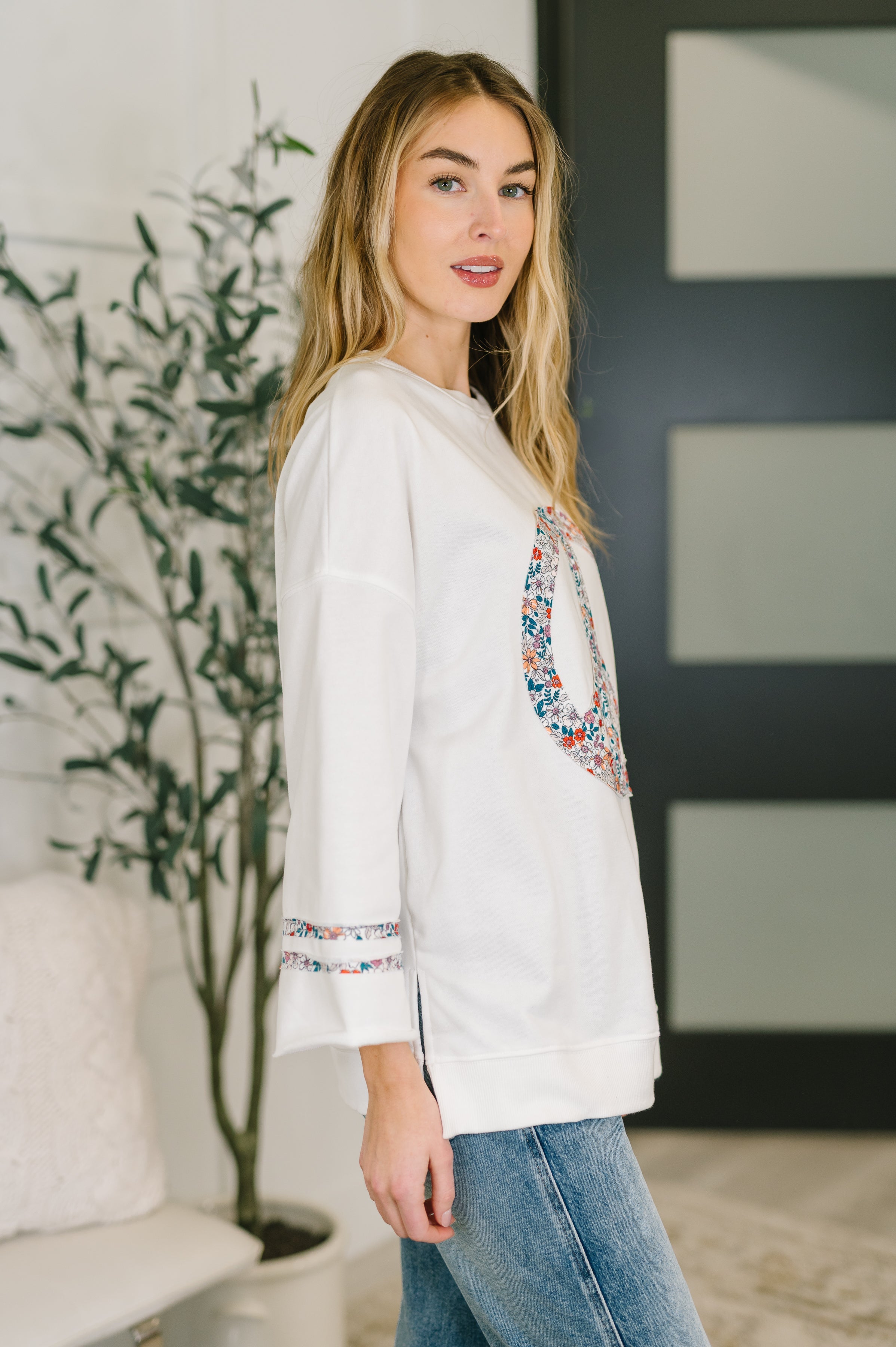 The Peace & Petals Pullover