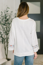 The Peace & Petals Pullover