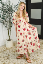 The Petals & Postcards Balloon Sleeve Dress