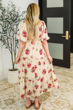 The Petals & Postcards Balloon Sleeve Dress