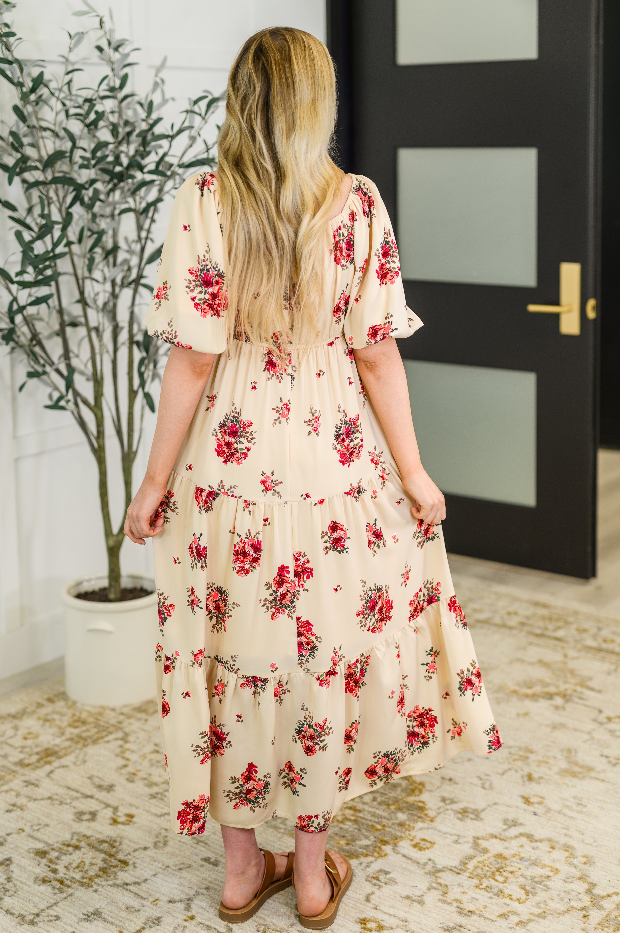 The Petals & Postcards Balloon Sleeve Dress
