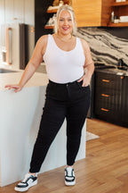 Judy Blue Rhinestone Slim Fit Jeans- Black