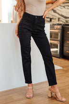 Judy Blue Rhinestone Slim Fit Jeans- Black