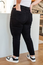 Judy Blue Rhinestone Slim Fit Jeans- Black