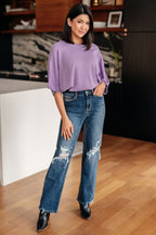 Judy Blue High Rise 90's Straight Jeans- Dark Wash