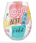 Best Mom Stemless Wine Glass