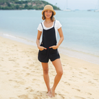 Salty Breeze Romper- Black