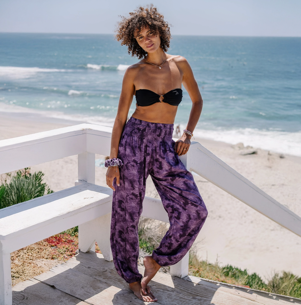 Plum Paradise Harem Pants
