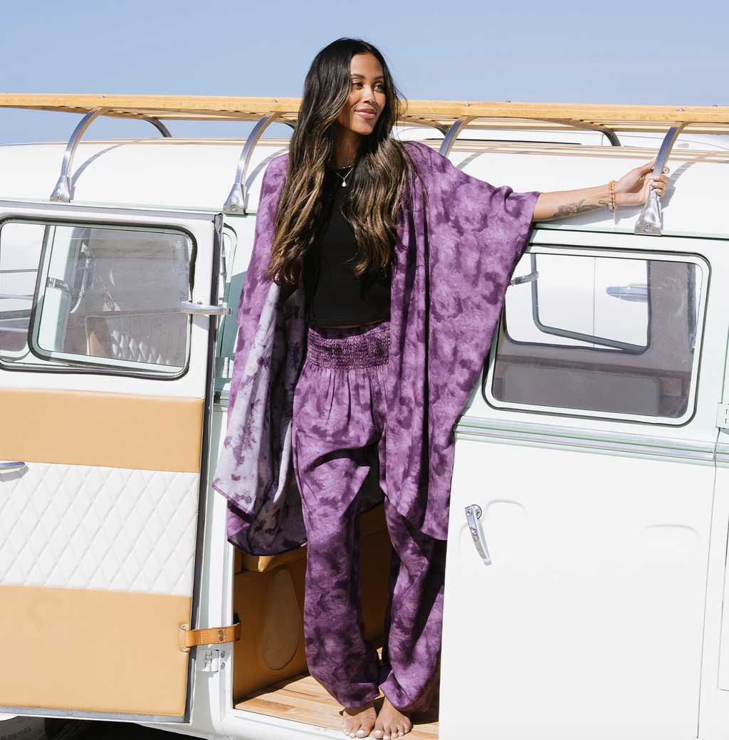 Plum Paradise Harem Pants