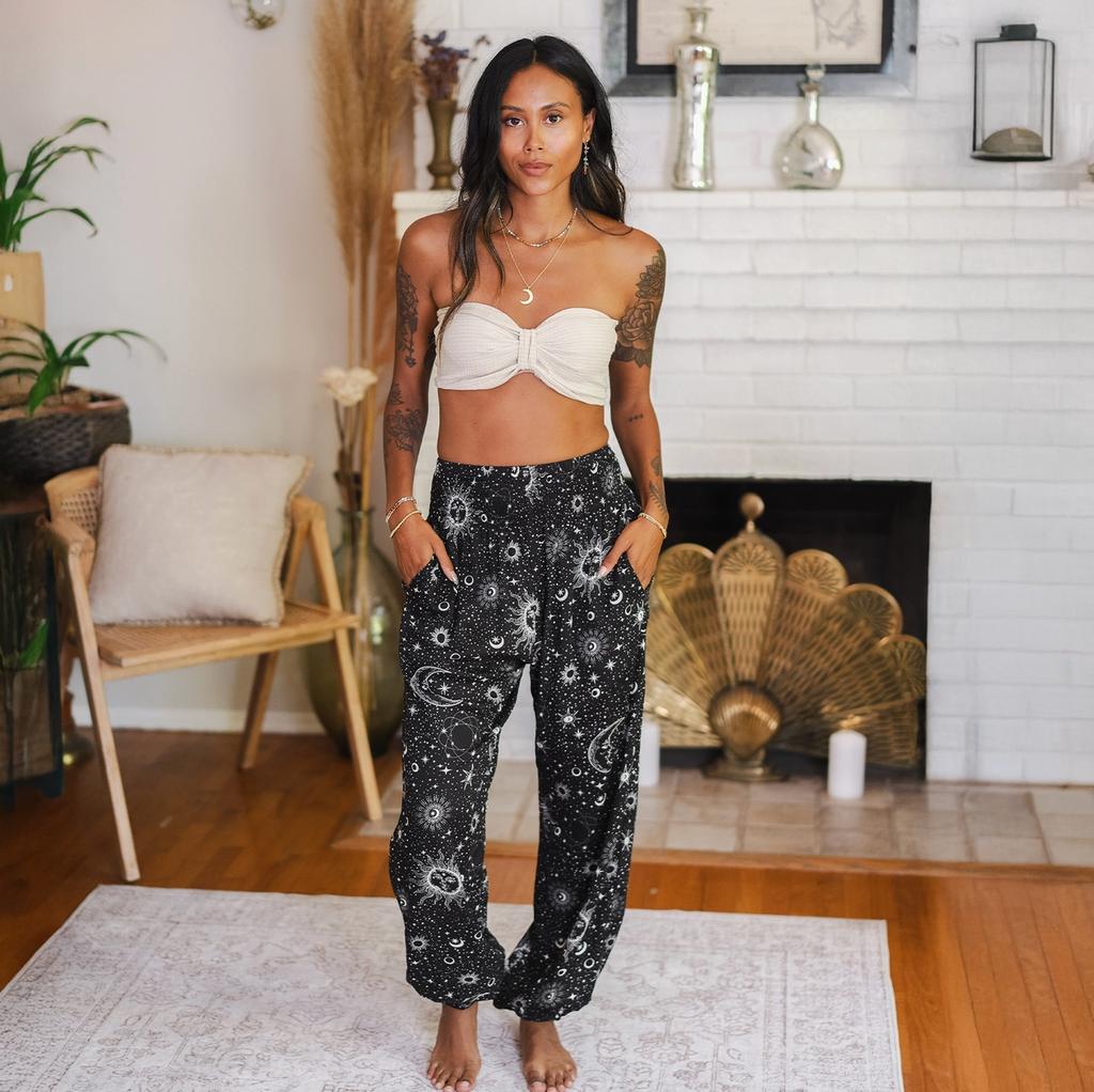 Starlit Seas Harem Pants