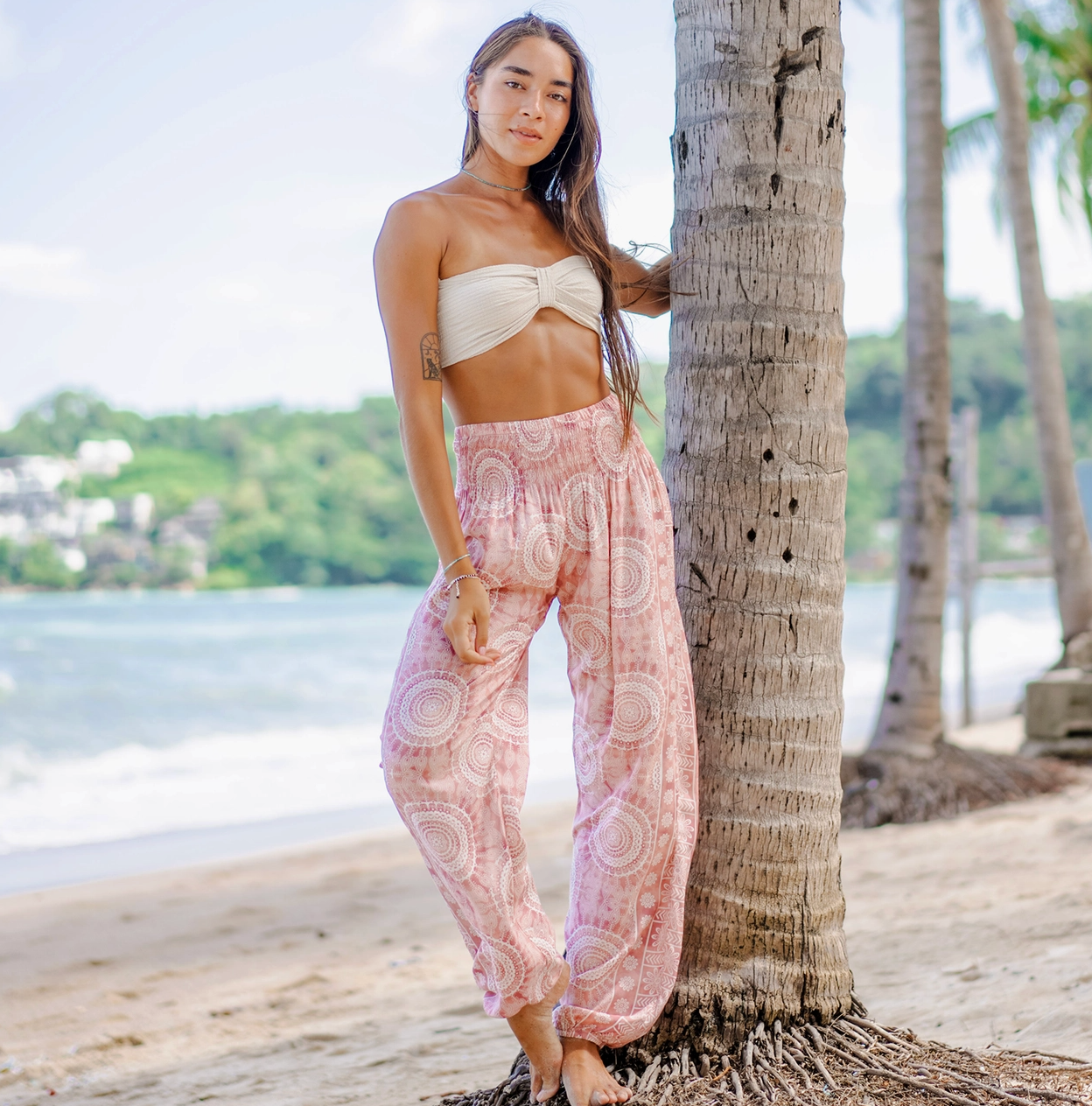 Pink Sands Harem Pants