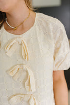 The Simply Stunning Eyelet Knit Top
