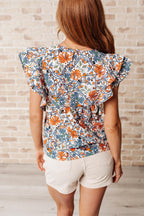 The Something Peaceful Flutter Sleeve Blouse