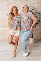 The Something Peaceful Flutter Sleeve Blouse