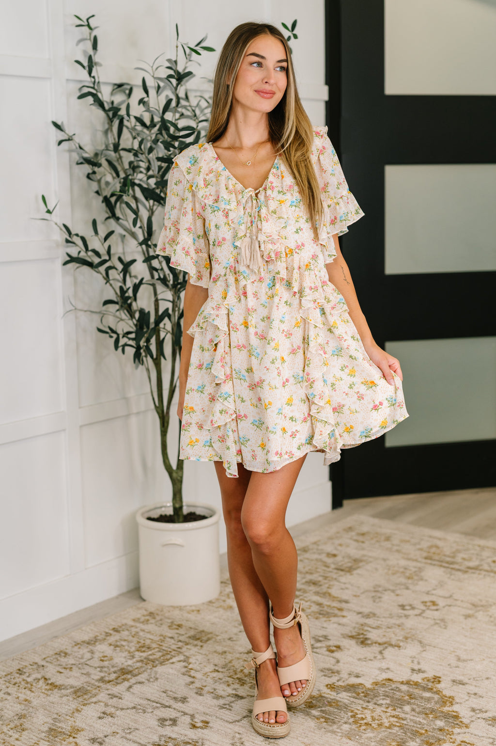 The Whispering Petals Dress