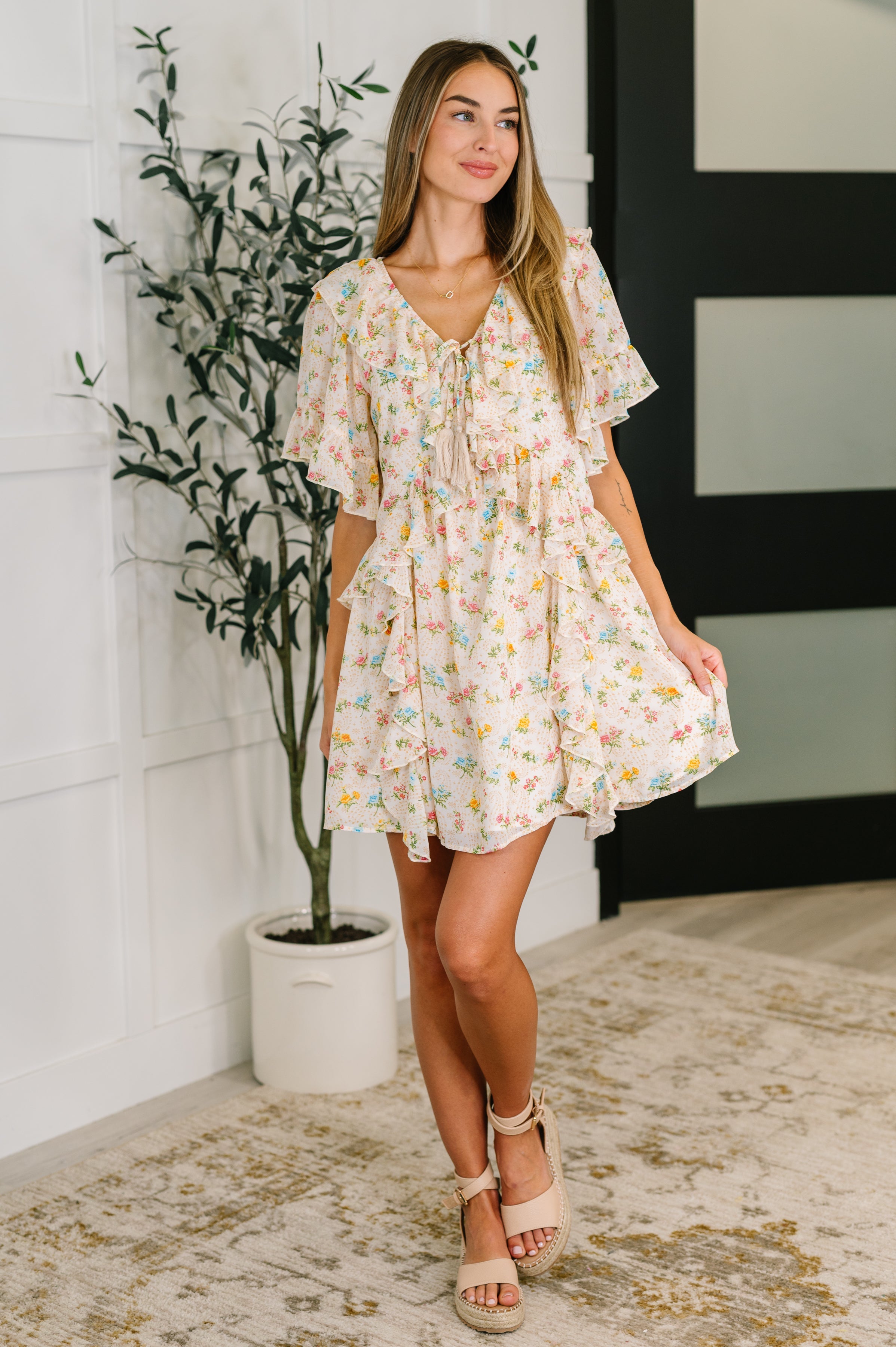 The Whispering Petals Dress