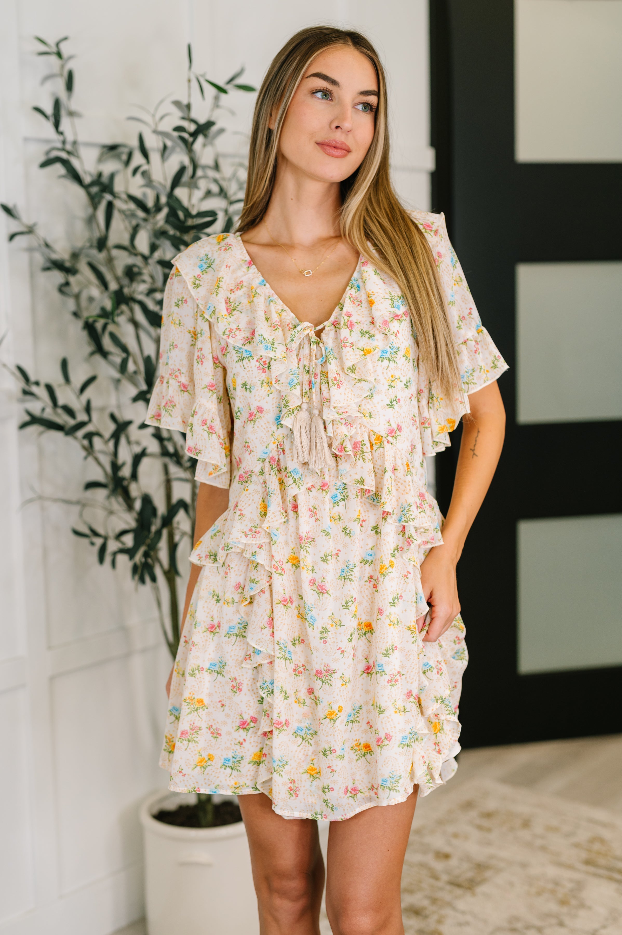 The Whispering Petals Dress