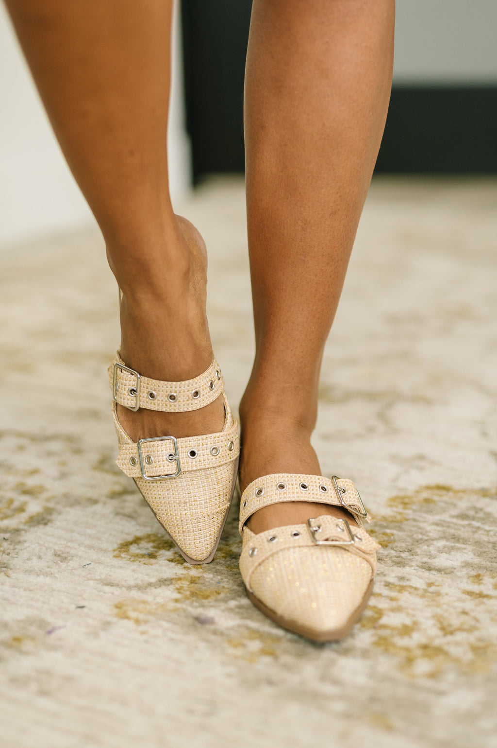The On-the-Go Chic Buckle Flat