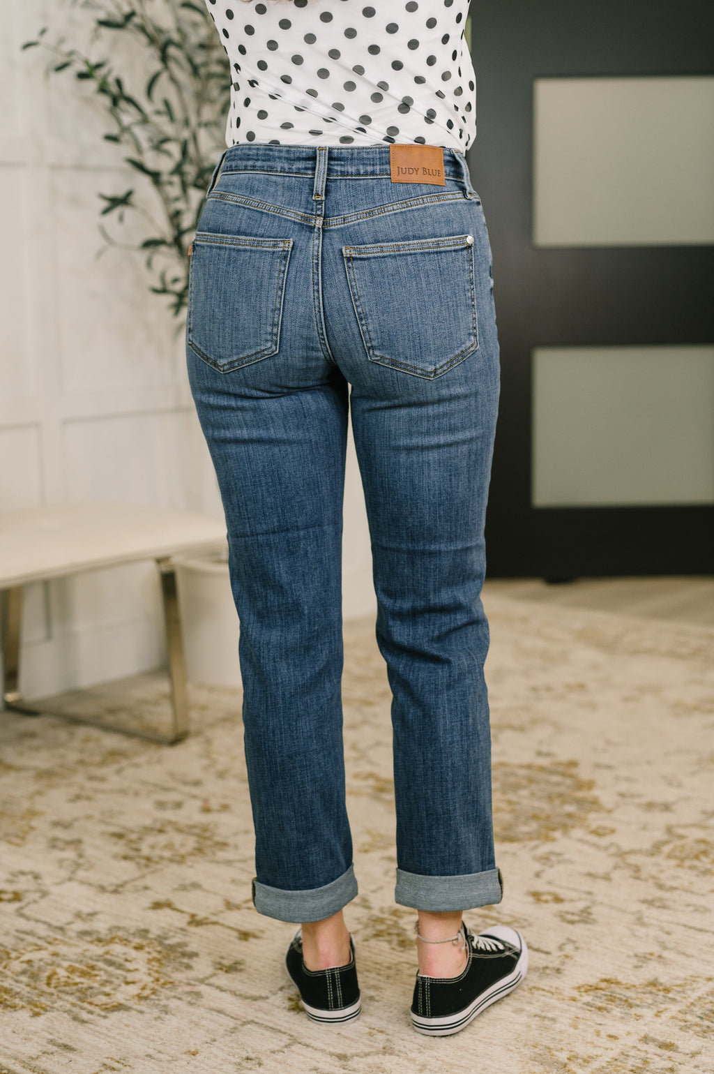 Mid Rise Boyfriend Jean - Everyday Indigo