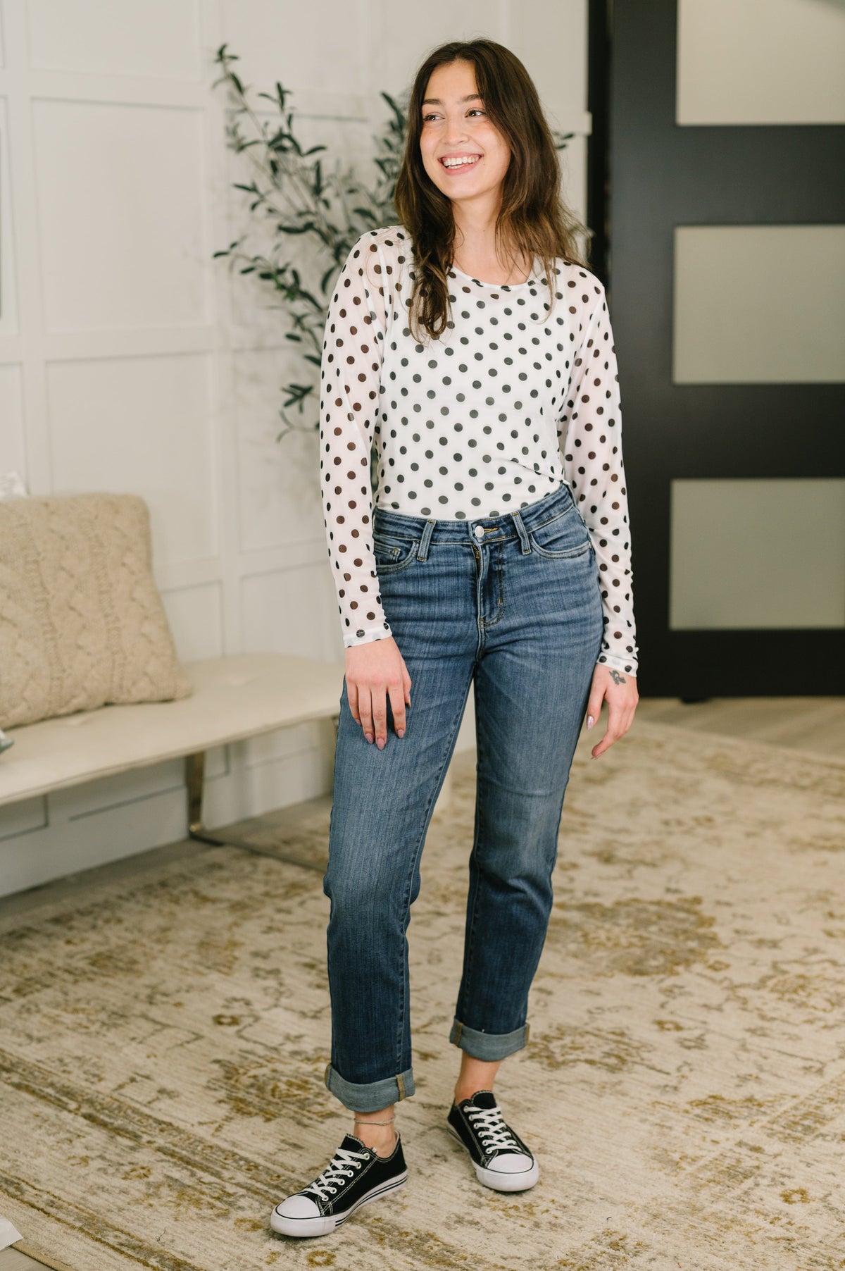 Mid Rise Boyfriend Jean - Everyday Indigo
