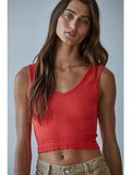 Salty Air Reversible Tank- Tomato