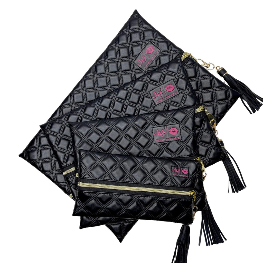 Heirloom Black Reserve Makeup Junkie Bags