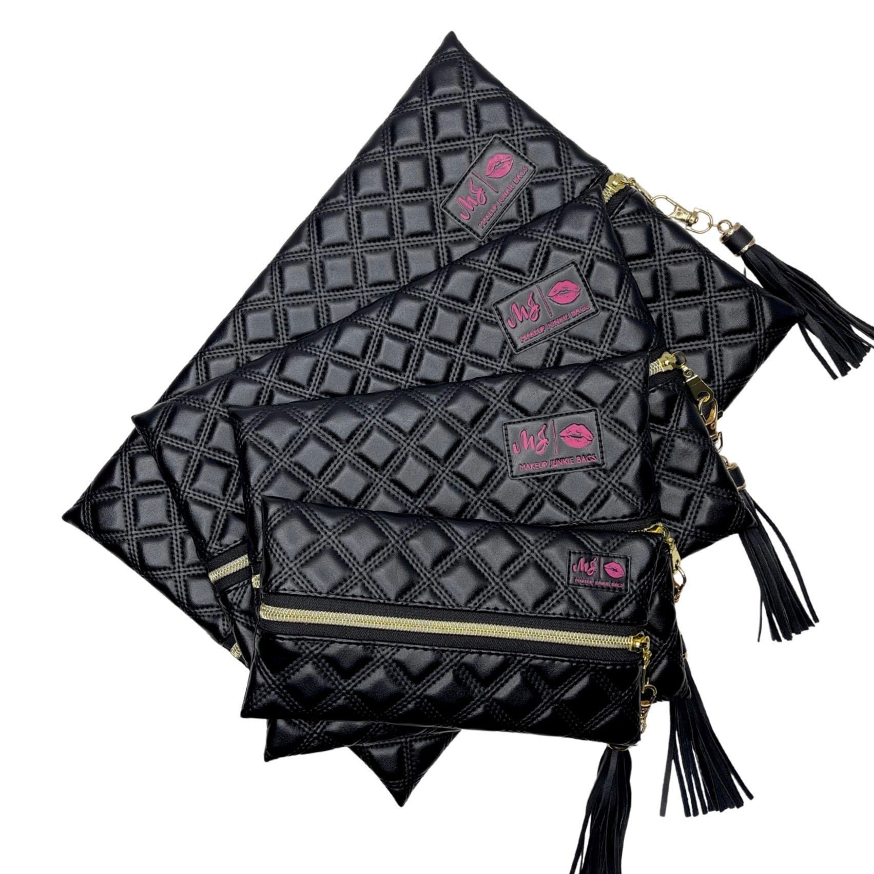 Heirloom Black Reserve Makeup Junkie Bags