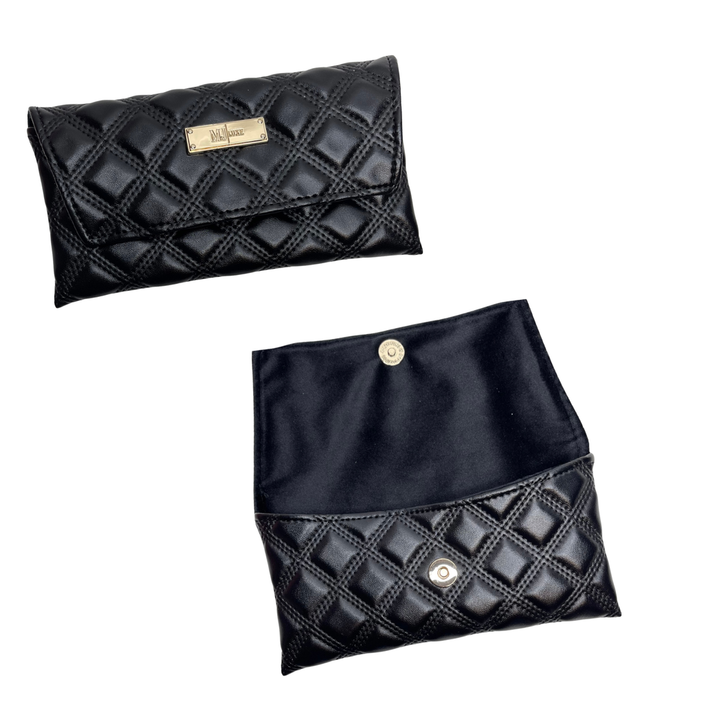 Heirloom Black Reserve Makeup Junkie Bags