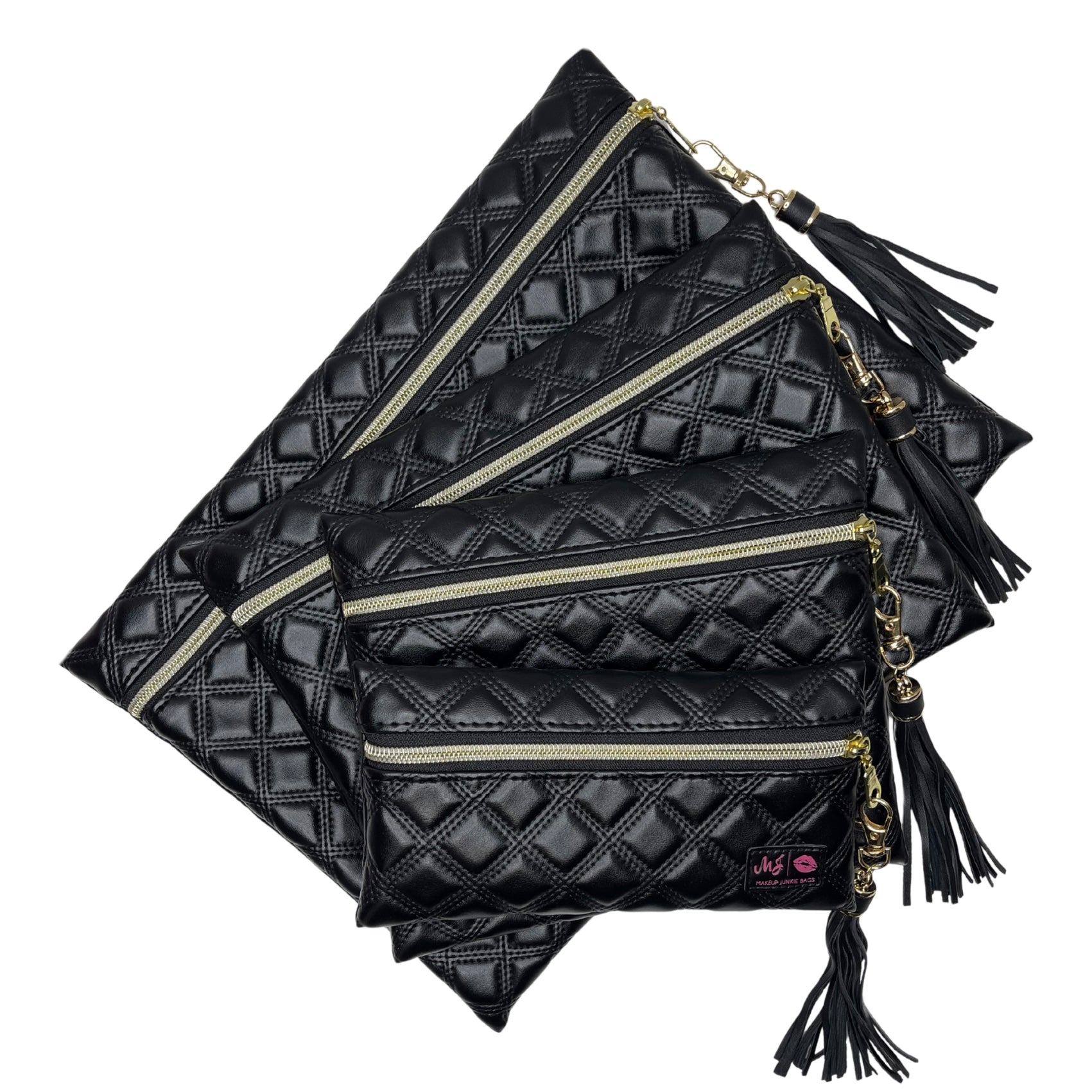Heirloom Black Reserve Makeup Junkie Bags