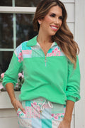 Heirloom Patchwork Printed Pullover