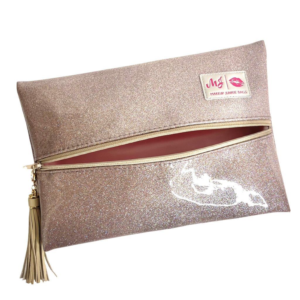 Stardust Champagne Makeup Junkie Bags