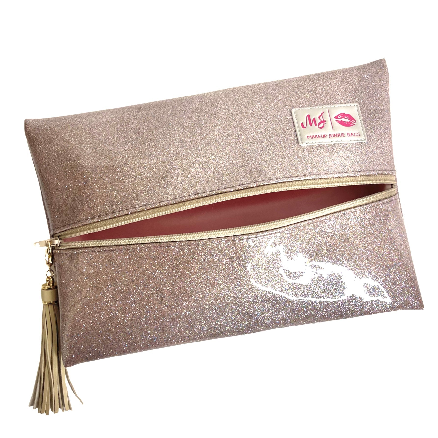 Stardust Champagne Makeup Junkie Bags