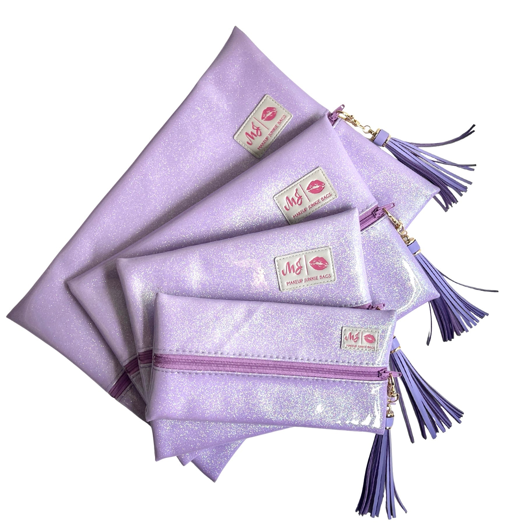 Stardust Lavender Makeup Junkie Bags