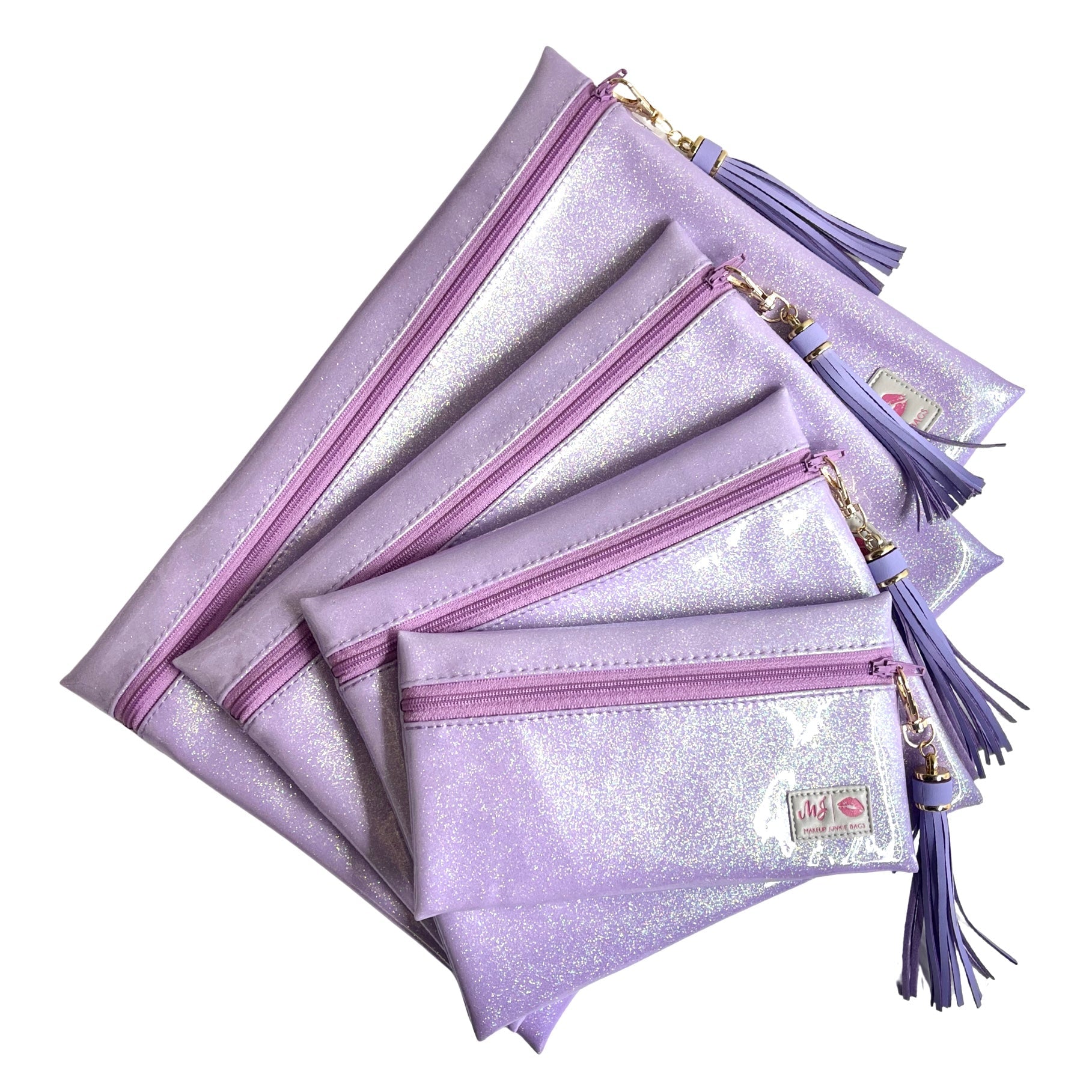 Stardust Lavender Makeup Junkie Bags