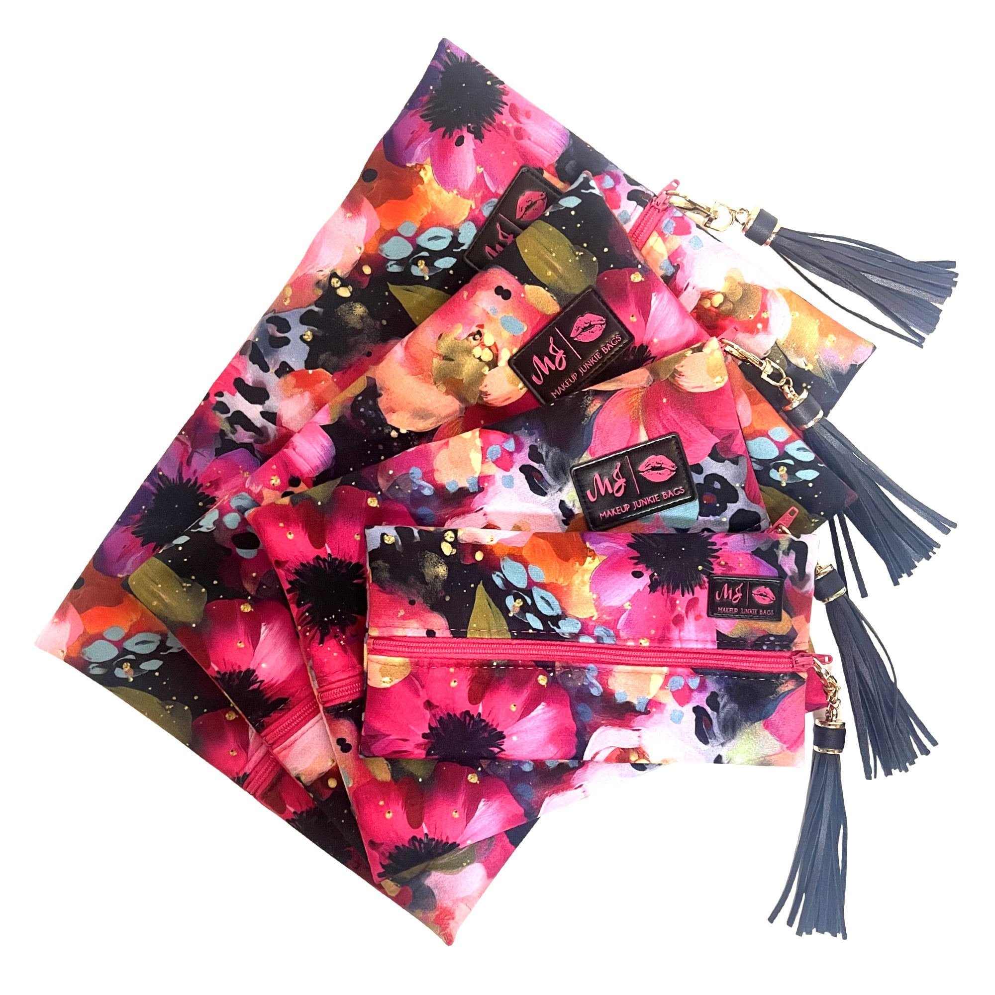Wild Bloom Makeup Junkie Bags