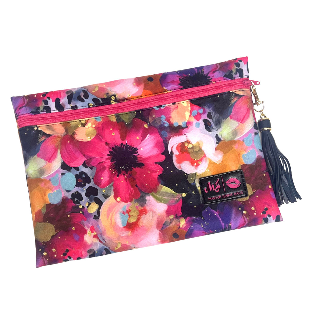 Wild Bloom Makeup Junkie Bags