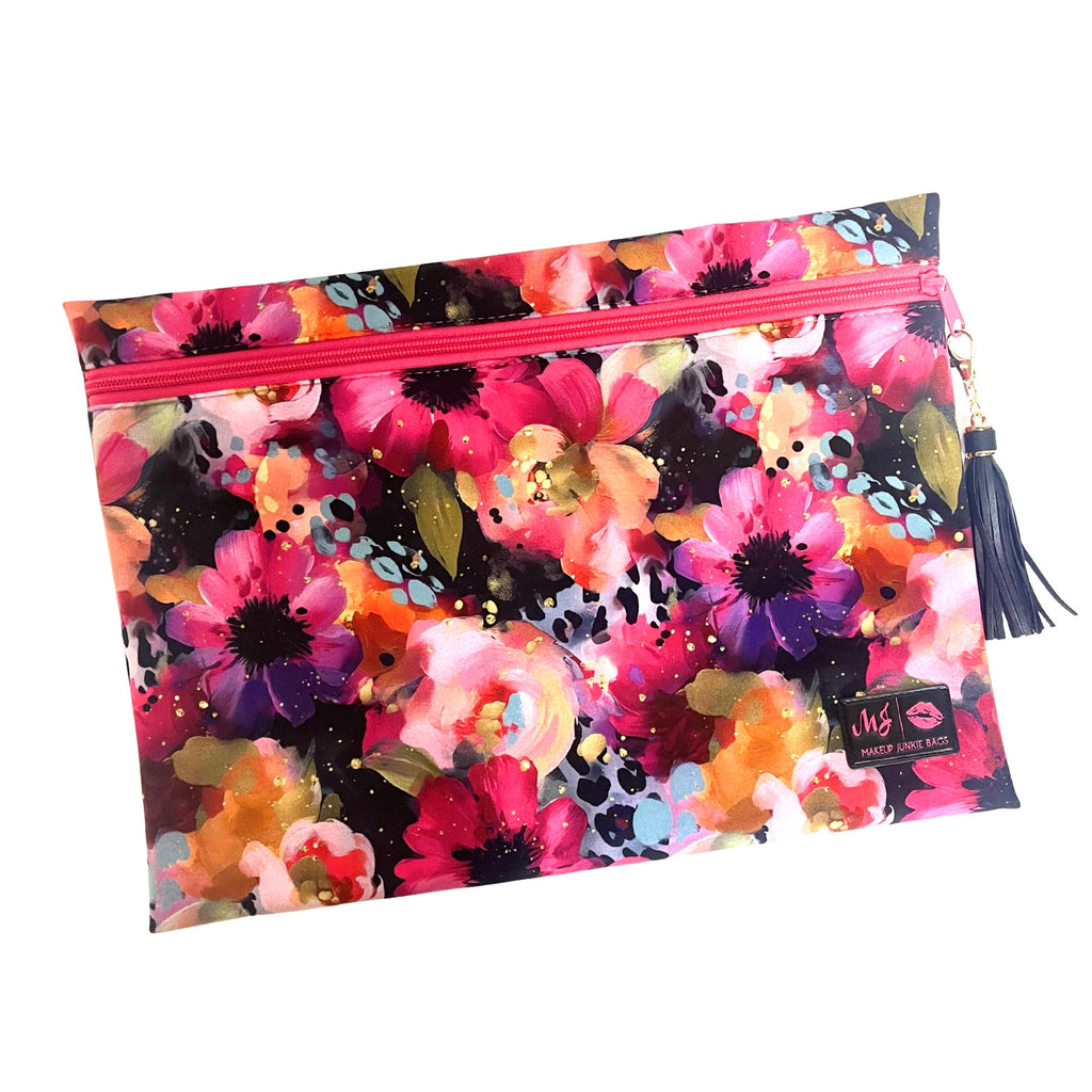 Wild Bloom Makeup Junkie Bags