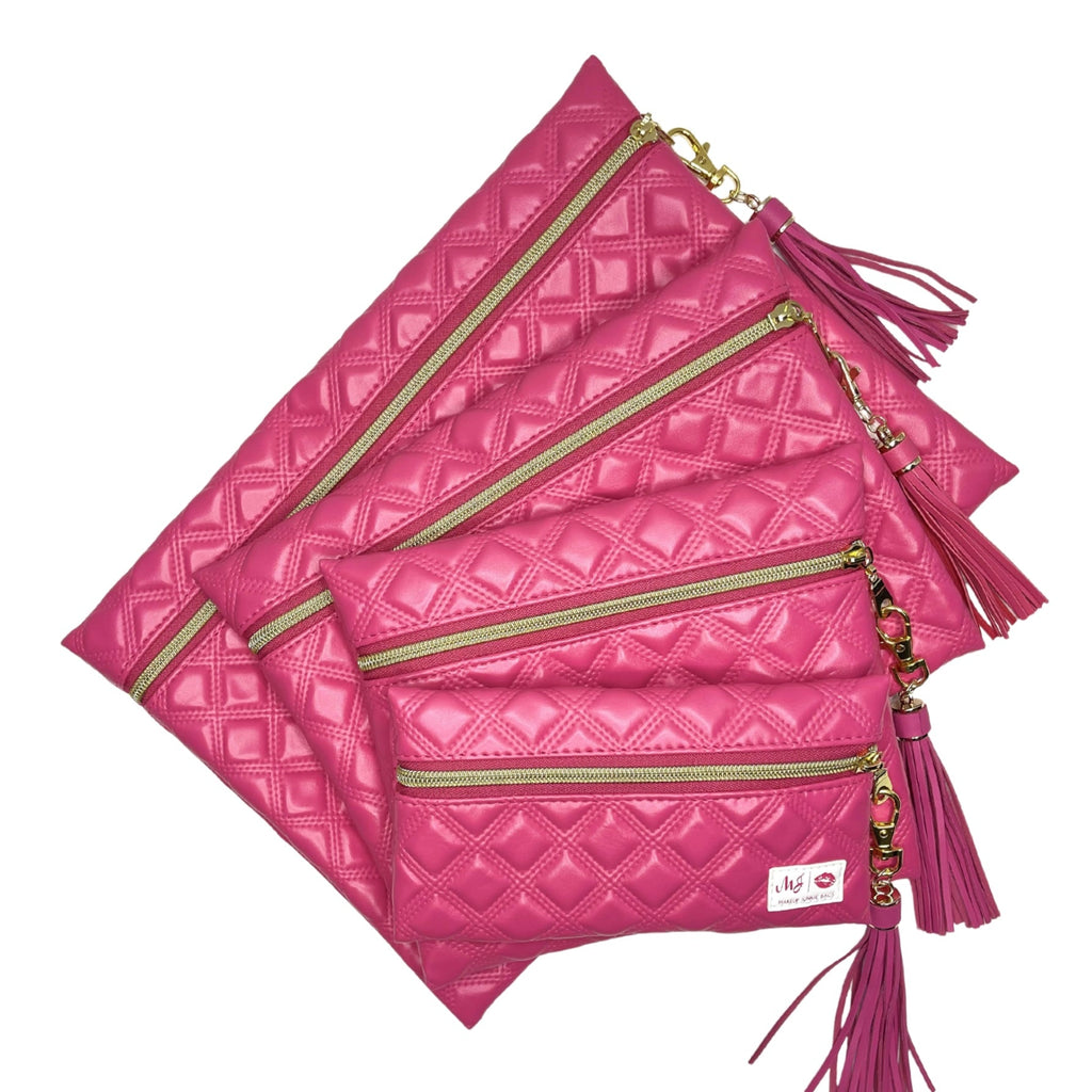 Heirloom Rose Makeup Junkie Bags