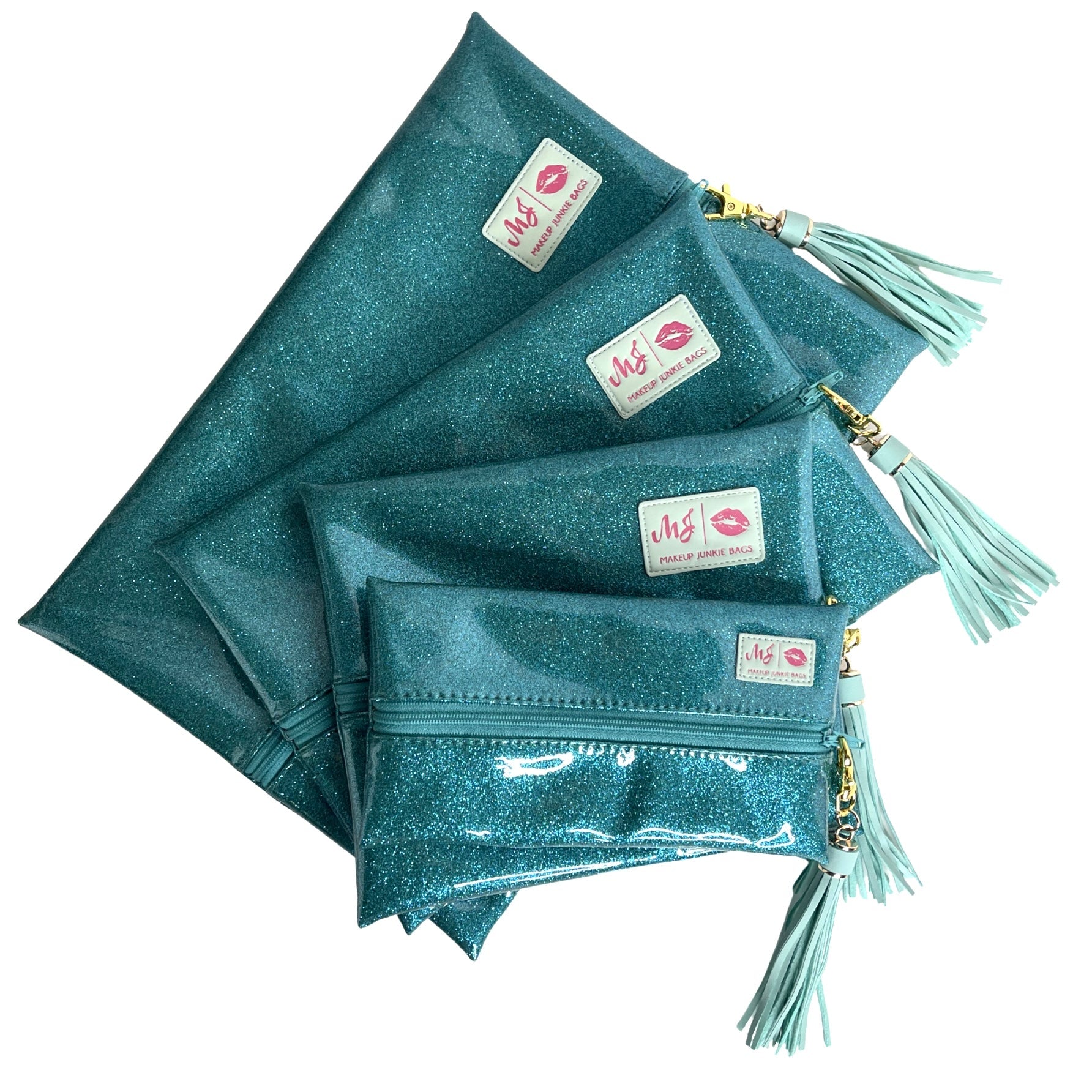 Stardust Turquoise Makeup Junkie Bags