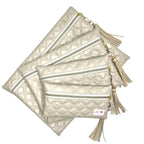 Heirloom Linen Makeup Junkie Bags