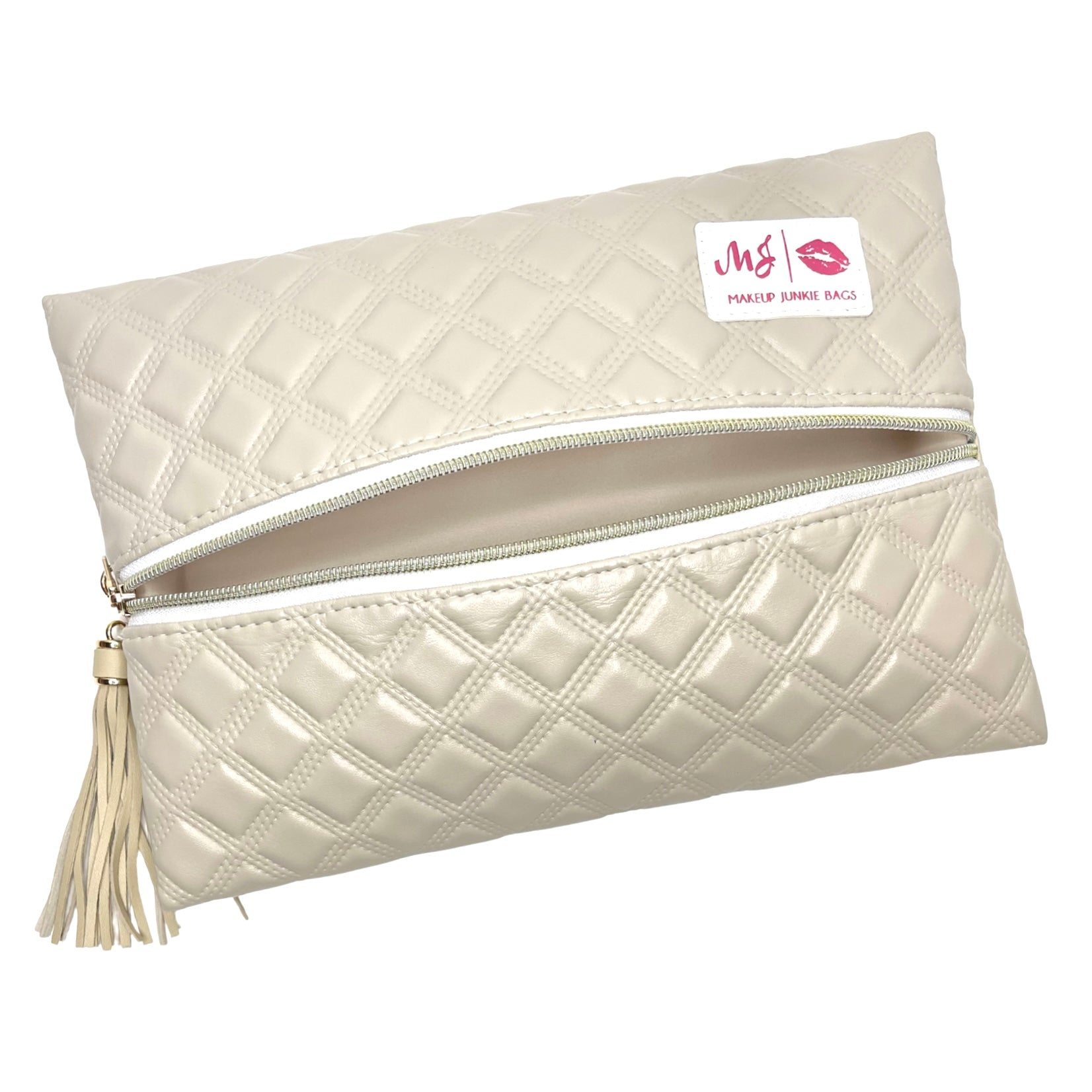 Heirloom Linen Makeup Junkie Bags